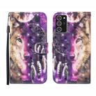 For Samsung Galaxy Note20 Ultra 3D Painted Pattern Horizontal Flip Leather Case with Holder & Wallet & Card slot & Lanyard(Wind Chime Wolf) - 1