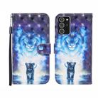 For Samsung Galaxy Note20 Ultra 3D Painted Pattern Horizontal Flip Leather Case with Holder & Wallet & Card slot & Lanyard(Lion) - 1