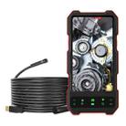 T21 4.5 inch IPS Color Screen 7.9mm Dual Camera Split Hard Cable Industrial Endoscope, Length:1m(Black Red) - 1