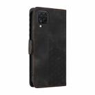 For Samsung Galaxy A12 / M12 / F12 5G Embossed Rhombus Starry Leather Phone Case(Black) - 3
