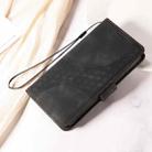 For Samsung Galaxy A13 5G / M13 5G Embossed Rhombus Starry Leather Phone Case(Black) - 2
