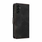 For Samsung Galaxy A13 5G / M13 5G Embossed Rhombus Starry Leather Phone Case(Black) - 3