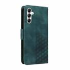 For Samsung Galaxy A14 4G / 5G Embossed Rhombus Starry Leather Phone Case(Green) - 3