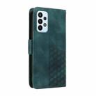 For Samsung Galaxy A23 5G / 4G Embossed Rhombus Starry Leather Phone Case(Green) - 3