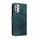 For Samsung Galaxy A32 5G / M32 5G Embossed Rhombus Starry Leather Phone Case(Green) - 3