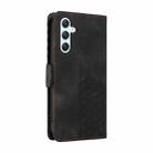 For Samsung Galaxy A35 5G Embossed Rhombus Starry Leather Phone Case(Black) - 3