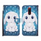 For Xiaomi Redmi 8 / 8A 3D Painted Pattern Horizontal Flip Leather Case with Holder & Wallet & Card slot & Lanyard(Rabbit) - 1