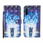 For Xiaomi Redmi Note 8 3D Painted Pattern Horizontal Flip Leather Case with Holder & Wallet & Card slot & Lanyard(Lion) - 1