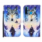 For Xiaomi Redmi Note 8 3D Painted Pattern Horizontal Flip Leather Case with Holder & Wallet & Card slot & Lanyard(Sunrise Wolf) - 1