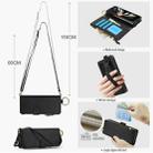 For Samsung Galaxy Z Fold3 5G Crossbody Ring Multifunctional Wallet Fold Leather Phone Case(Black) - 3