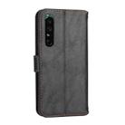 For Sony Xperia 1 VI Oil Skin Zipper Wallet Leather Phone Case(Black) - 3