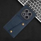 For Redmi Note 14 Pro+ 5G Double Buckle Card Slots Magnetic Phone Case(Blue) - 2