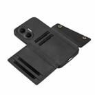 For Redmi Turbo 4 Pro Double Buckle Card Slots Magnetic Phone Case(Black) - 3