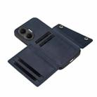For Redmi Turbo 4 Pro Double Buckle Card Slots Magnetic Phone Case(Blue) - 3