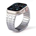 For Apple Watch SE 2023 44mm Magnetic Stainless Steel Watch Band(Silver) - 2