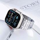 For Apple Watch SE 2023 44mm Magnetic Stainless Steel Watch Band(Silver) - 3