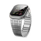 For Apple Watch Ultra 2 49mm Magnetic Stainless Steel Watch Band(Silver) - 1