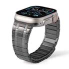 For Apple Watch Series 8 45mm Magnetic Stainless Steel Watch Band(Titanium Grey) - 2