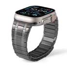 For Apple Watch Series 7 45mm Magnetic Stainless Steel Watch Band(Titanium Grey) - 2