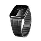 For Apple Watch Series 5 44mm Magnetic Stainless Steel Watch Band(Titanium Grey) - 1