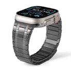 For Apple Watch Series 5 44mm Magnetic Stainless Steel Watch Band(Titanium Grey) - 2