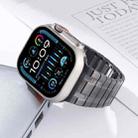 For Apple Watch Series 4 44mm Magnetic Stainless Steel Watch Band(Titanium Grey) - 3