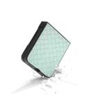 For Motorola Razr 50 Ultra Black Frame Woven Texture PU Phone Case(Light Green) - 3