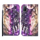For OPPO A92 3D Painted Pattern Horizontal Flip Leather Case with Holder & Wallet & Card slot & Lanyard(Wind Chime Wolf) - 1