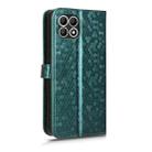 For T-Mobile Revvl 7 5G Honeycomb Dot Texture Leather Phone Case(Green) - 3