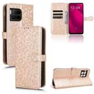 For T-Mobile Revvl 7 Pro 5G Honeycomb Dot Texture Leather Phone Case(Gold) - 1