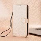 For T-Mobile Revvl 7 Pro 5G Honeycomb Dot Texture Leather Phone Case(Gold) - 2