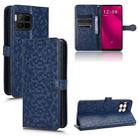 For T-Mobile Revvl 7 Pro 5G Honeycomb Dot Texture Leather Phone Case(Blue) - 1