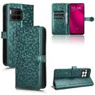 For T-Mobile Revvl 7 Pro 5G Honeycomb Dot Texture Leather Phone Case(Green) - 1