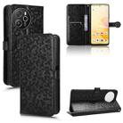 For Blackview Shark 8 Honeycomb Dot Texture Leather Phone Case(Black) - 1