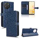 For Blackview Shark 8 Honeycomb Dot Texture Leather Phone Case(Blue) - 1