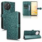 For Blackview Shark 8 Honeycomb Dot Texture Leather Phone Case(Green) - 1