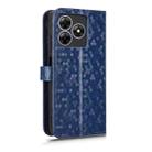 For Blackview Wave 8 / 8C / Oscal Flat 2 Honeycomb Dot Texture Leather Phone Case(Blue) - 3