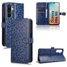 For Samsung Galaxy F16 / M16 Honeycomb Dot Texture Leather Phone Case(Blue) - 1