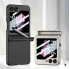 For Samsung Galaxy Z Flip6 GKK Integrated Magnetic Full Coverage Flip Phone Case with Pen Box+Pen(Pink) - 2