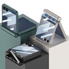 For Samsung Galaxy Z Flip7 5G GKK Integrated Magnetic Full Coverage Flip Phone Case with Pen Box+Pen(Night Green) - 3