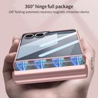 For Samsung Galaxy Z Flip7 5G GKK Integrated Magnetic Full Coverage Flip Phone Case with Pen Box+Pen(Night Green) - 4