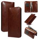 PU Flip Double Phone Card Slot Case, Size:15.7 x 9cm(Brown) - 1