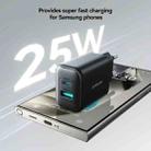 JOYROOM JR-TCF13 25W Dual Ports USB + Type-C Charger, Plug:EU Plug(Black) - 3