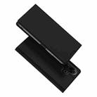 For Redmi 13 4G / Redmi Note 13R DUX DUCIS Skin Pro Series Flip Leather Phone Case(Black) - 1