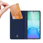 For Redmi 13 4G / Redmi Note 13R DUX DUCIS Skin Pro Series Flip Leather Phone Case(Blue) - 3
