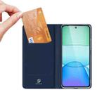For Xiaomi Poco M6 4G DUX DUCIS Skin Pro Series Flip Leather Phone Case(Blue) - 3