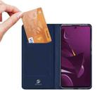 For Xiaomi Poco M7 Pro 5G DUX DUCIS Skin Pro Series Flip Leather Phone Case(Blue) - 3