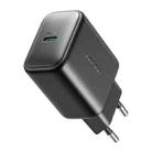 JOYROOM JR-TCF20 PD20W USB-C / Type-C Port Charger, Plug:EU Plug(Black) - 1