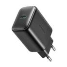 JOYROOM JR-TCF23 25W USB-C / Type-C Port Fast Charger, Plug:EU Plug(Black) - 1