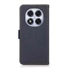 For Redmi Note 14 Pro 5G KHAZNEH Side-Magnetic Litchi Genuine Leather RFID Phone Case(Blue) - 3